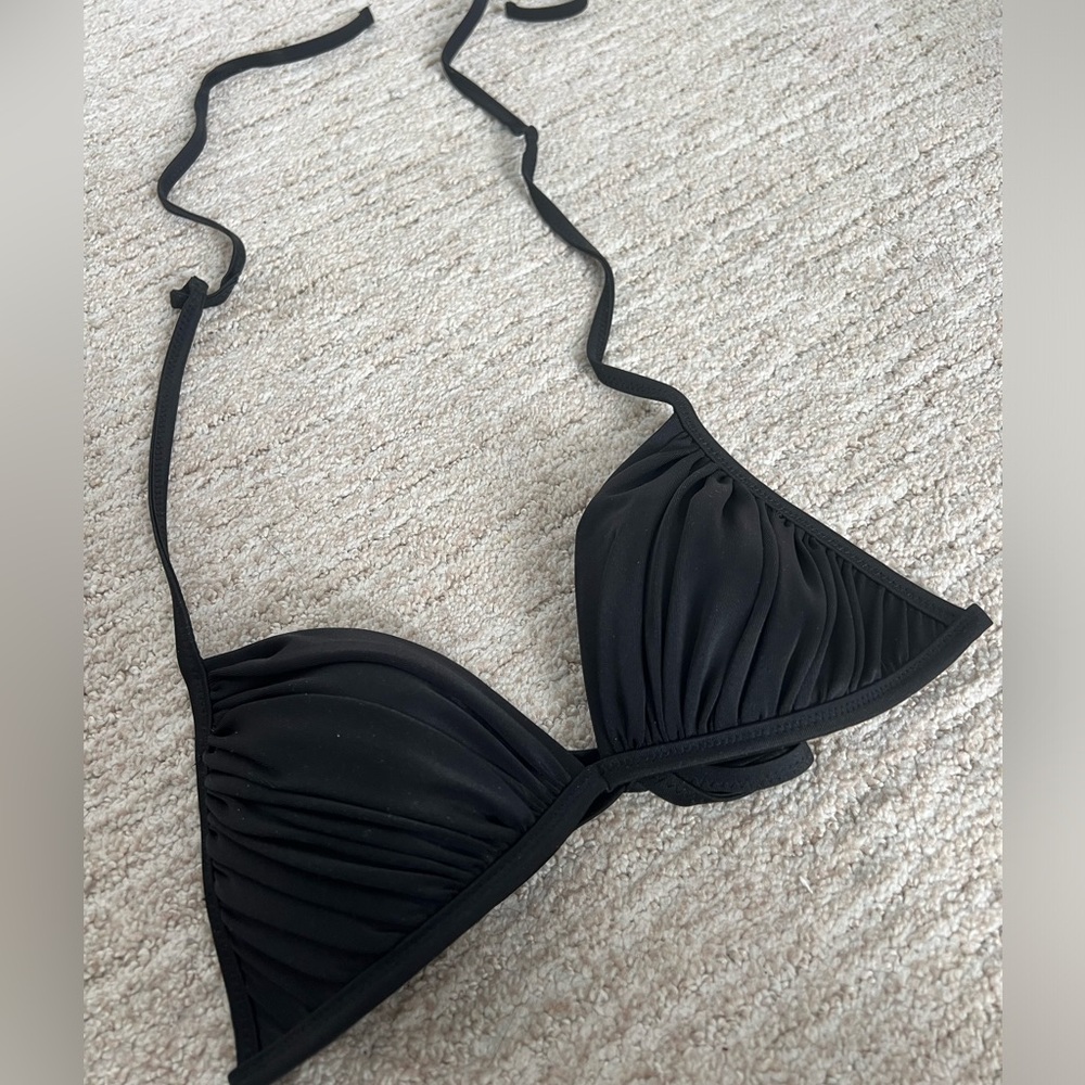 Brand new Black Triangle Bikini Top size S